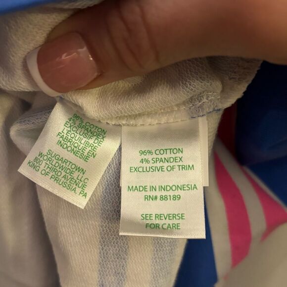 Lily Pulitzer Women’s Lena Striped Blue and Pink Nautical Dress XS - Picture 9 of 10